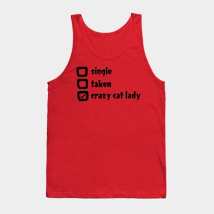 Crazy Cat Lady Valentine's Day Tank Top